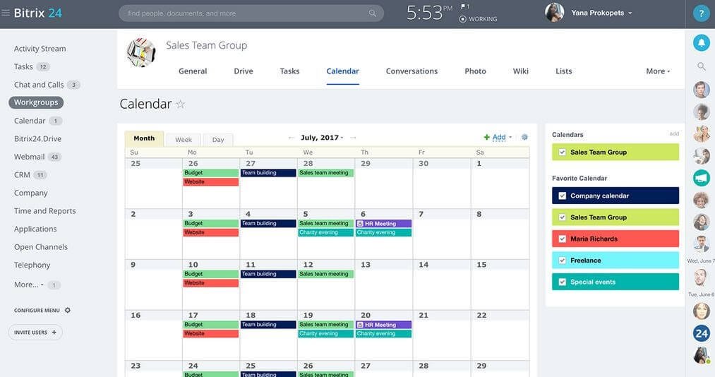 Calendar-Sharing