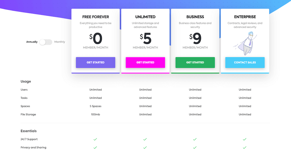 ClickUp Pricing