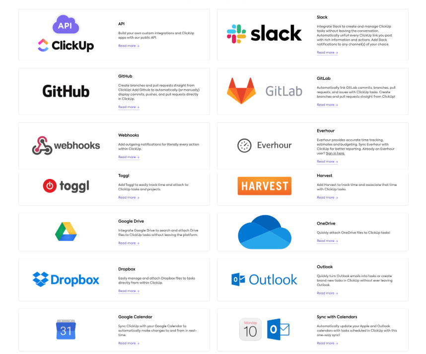 Integrations