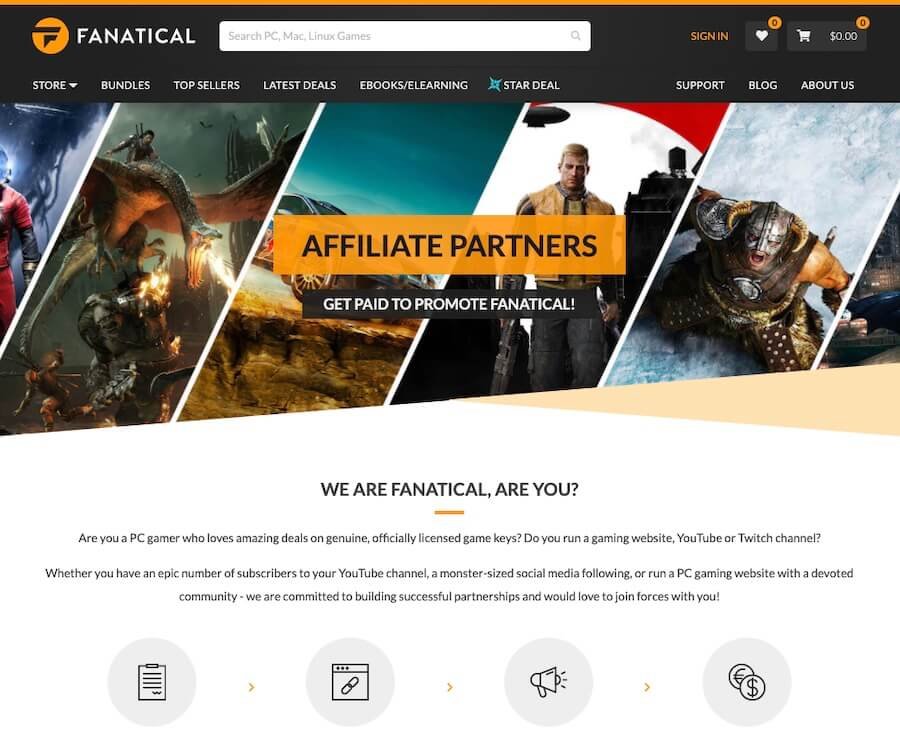 Fanatical Affiliate Program