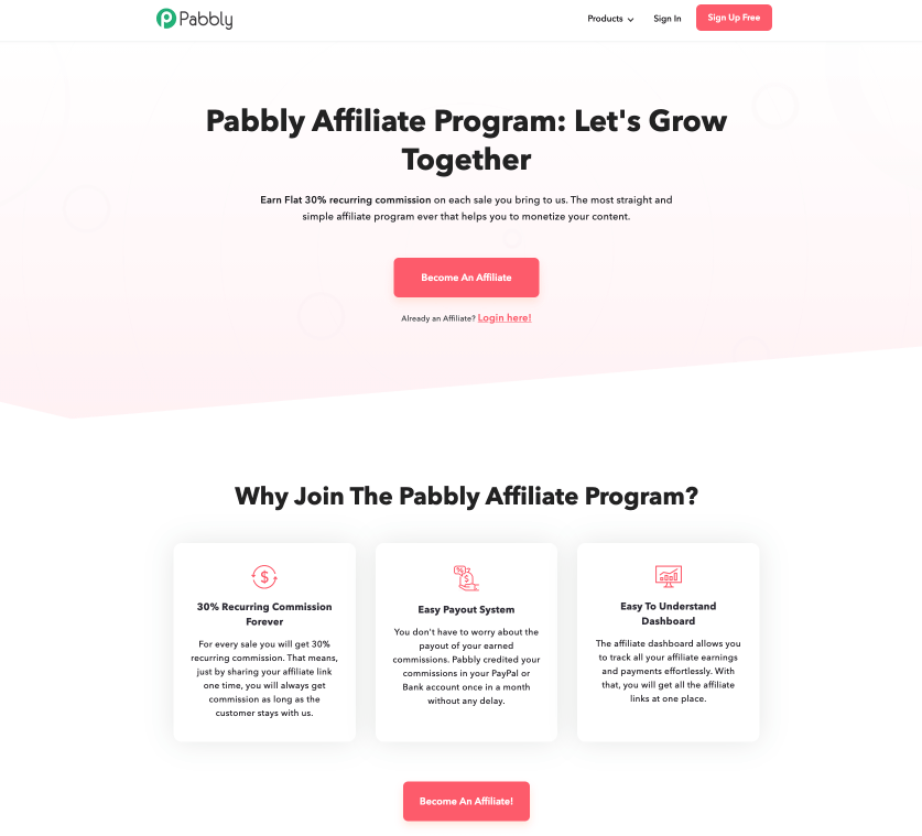 Pabbly Affiliate Program