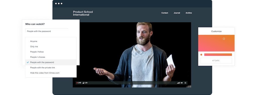 Private Streaming With Vimeo