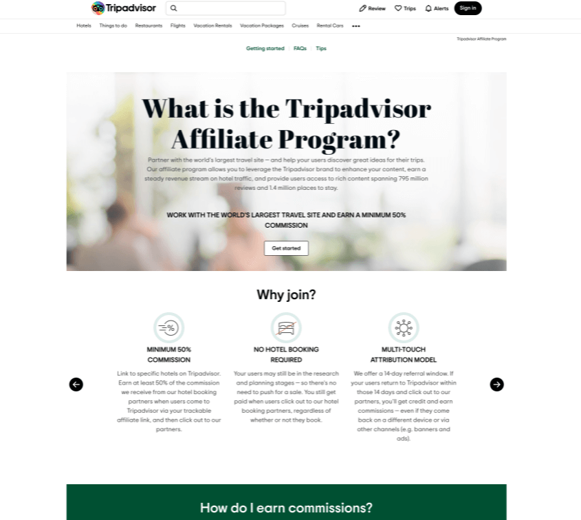 TripAdvisor Affiliate Program