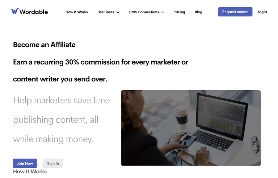 Wordable Affiliate Program