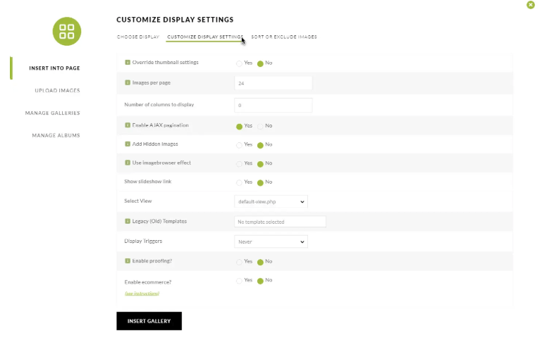 Custom-Settings
