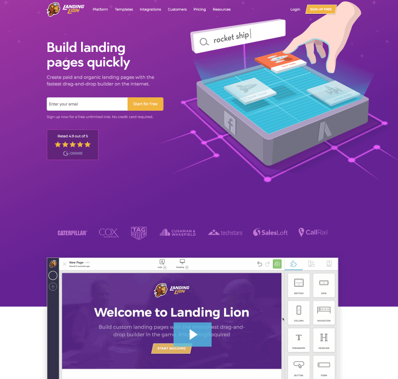 Landing-Lion