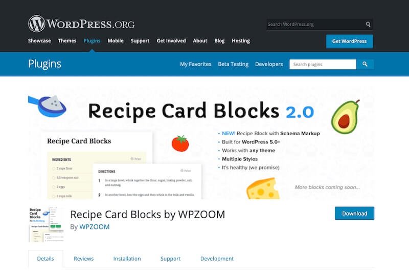 Recipe-Card-Blocks-by-WPZOOM