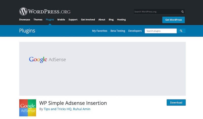 Wp-Simple-Adsense-Insertion