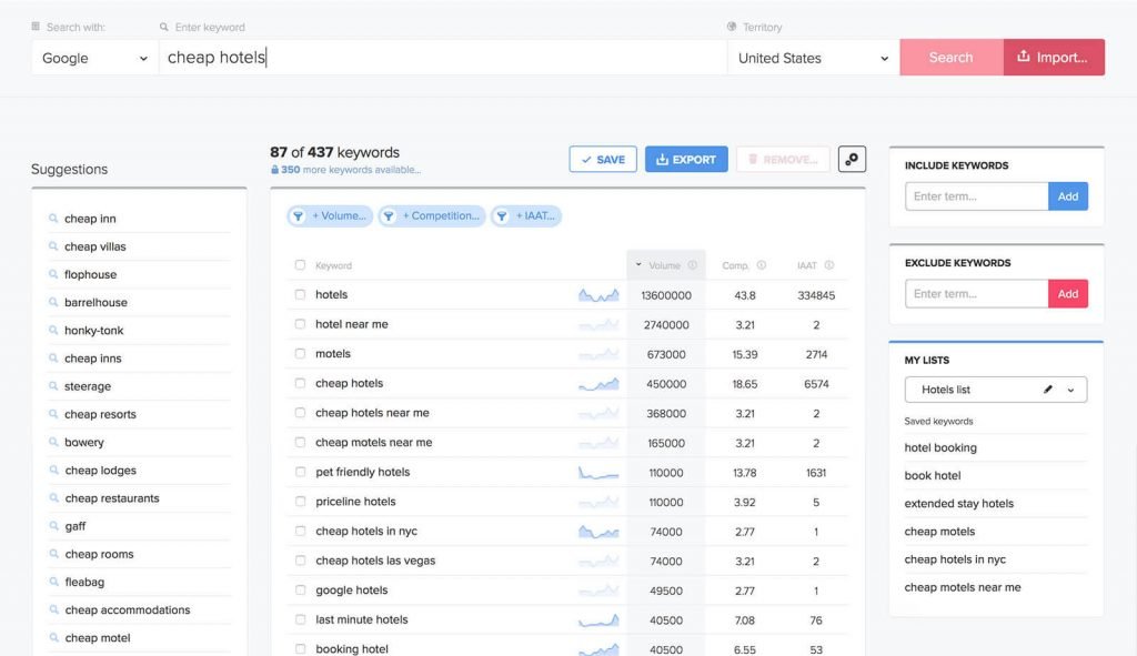 Wordtracker 1 Wordtracker