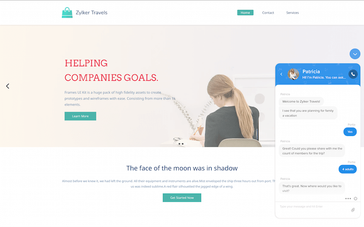 Zoho SalesIQ Live Chat Zoho-SalesIQ-Live-Chat