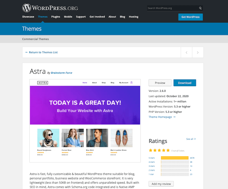 Astra-Free-Theme