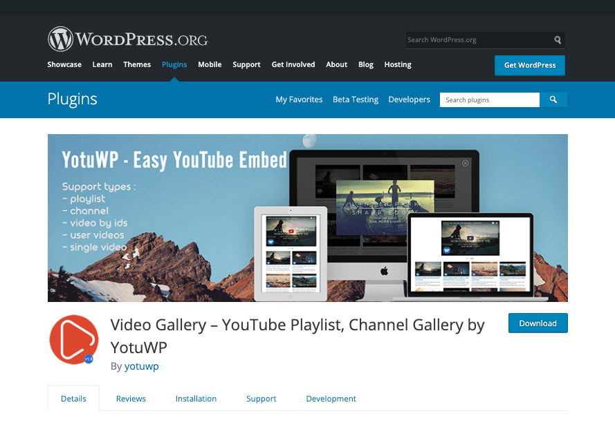 Channel Gallery by YotuWP plugin Channel Gallery by YotuWP plugin