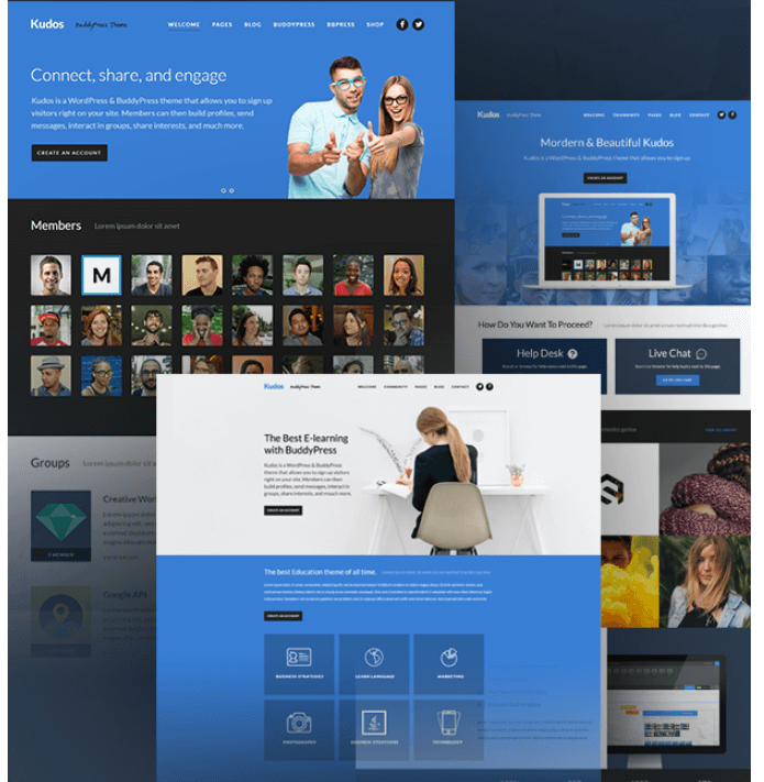 Kudos-BuddyPress-Theme