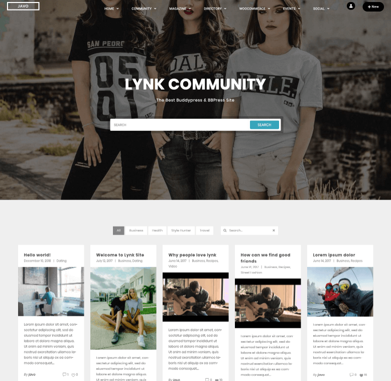 Lynk Community Theme Lynk-Community-Theme