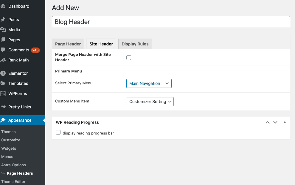 Merge-Astra-Header-Design