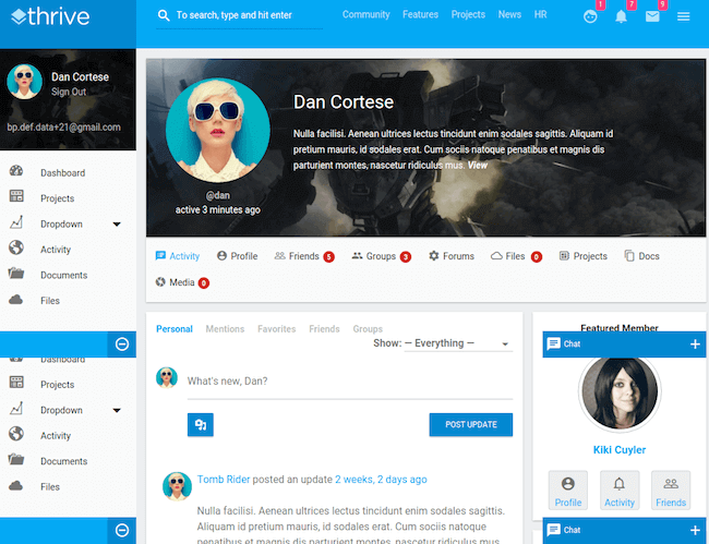 Thrive BuddyPress Theme Thrive-BuddyPress-Theme