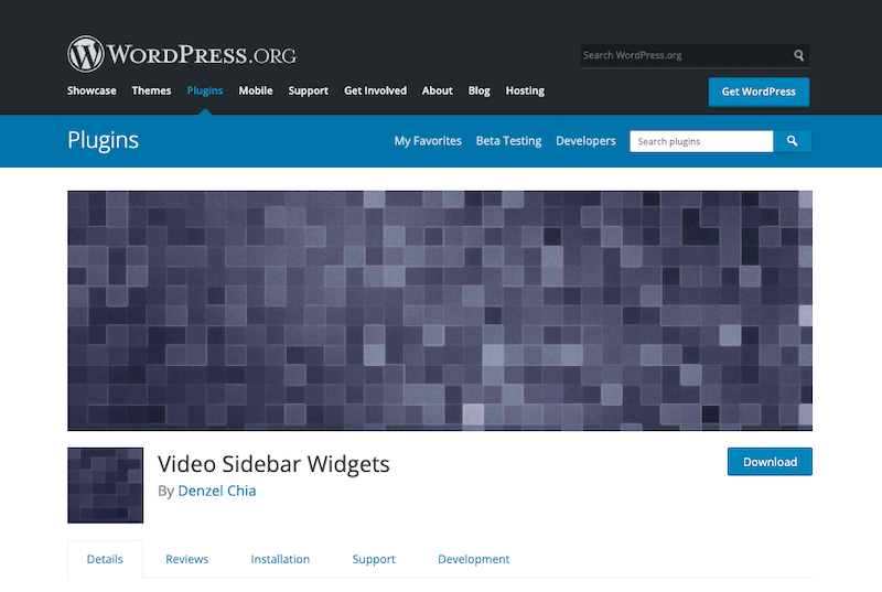 Video-Sidebar-Widgets