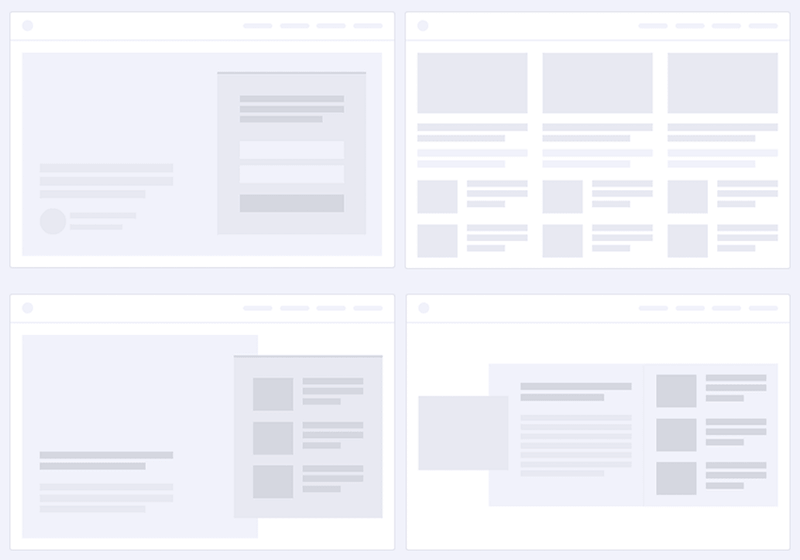 pre-defined-homepage-sections