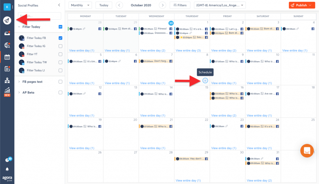 Agorapulse Post Scheduling