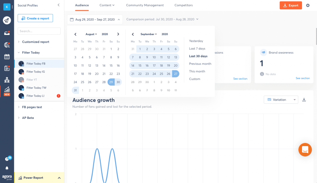 Agorapulse Social Reports