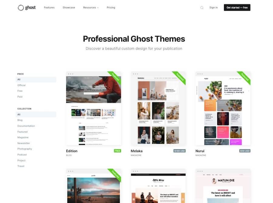 Ghost Themes