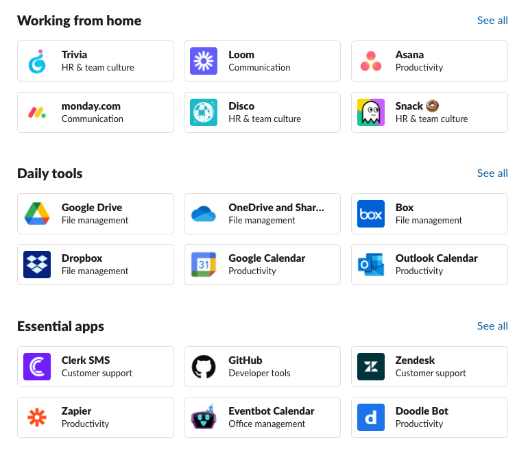 Slack App Integrations