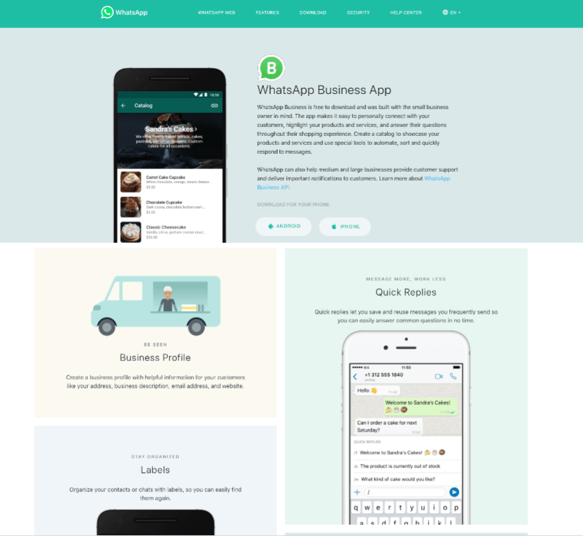WhatsApp Business App