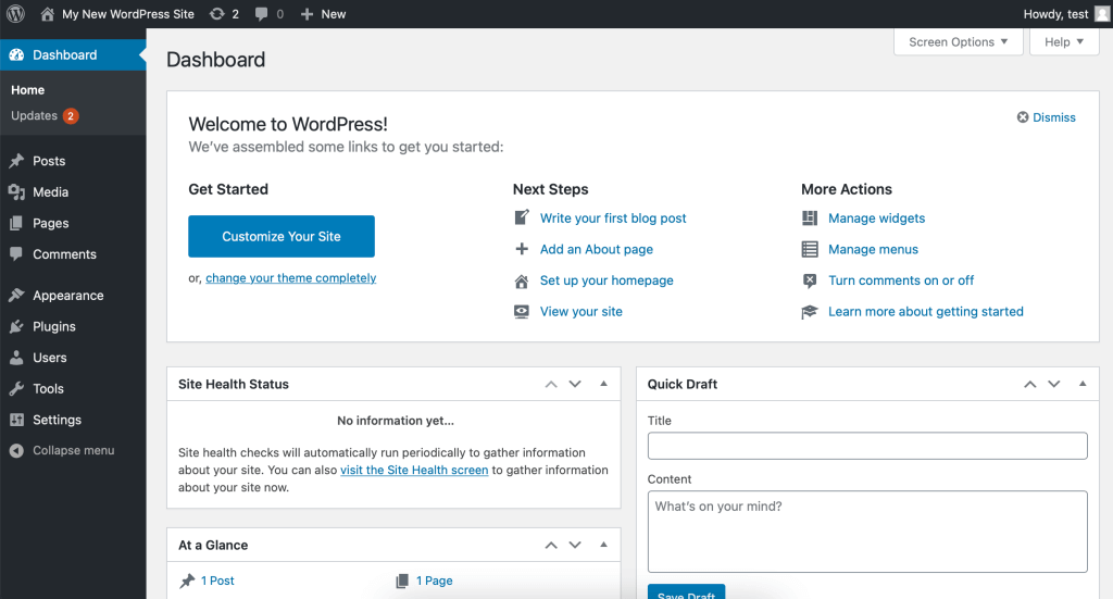 WordPress Installation