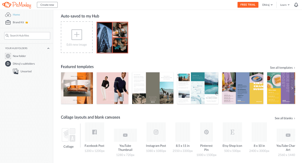 PicMonkey Templates