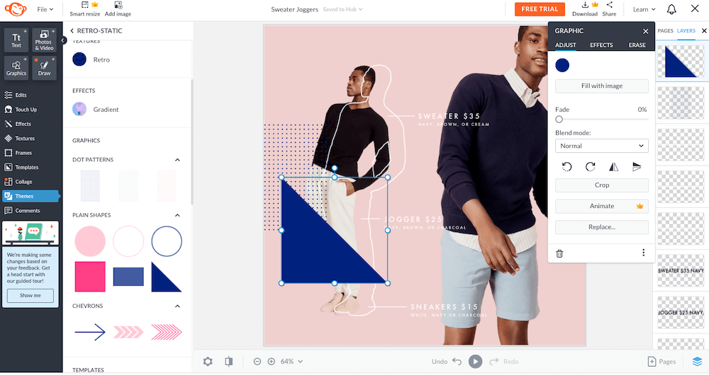 PicMonkey Themes & Shapes