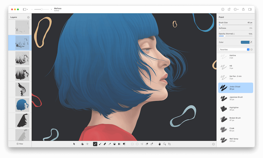 Pixelmator Pro Painting