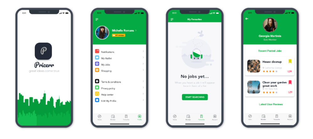 Pricerr Theme Mobile App