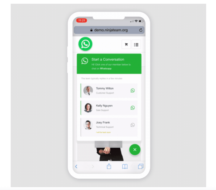 WhatsApp Chat WordPress Plugin
