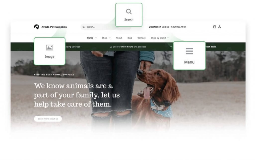 Avada Header Design