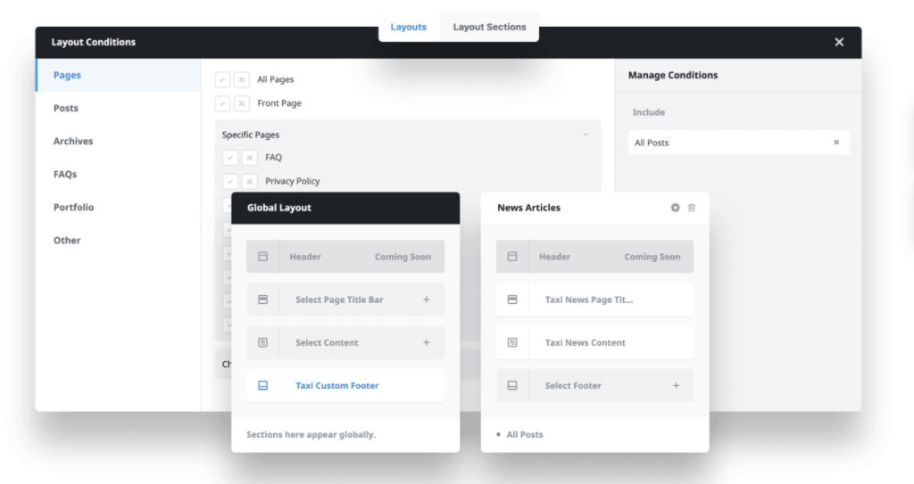 Avada Ready Layout Options