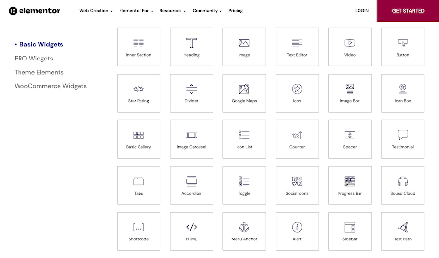 Elementor Basic Elements