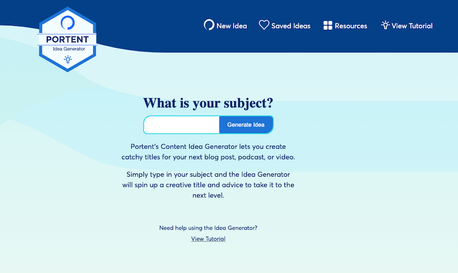 Portent Podcast Name Generator