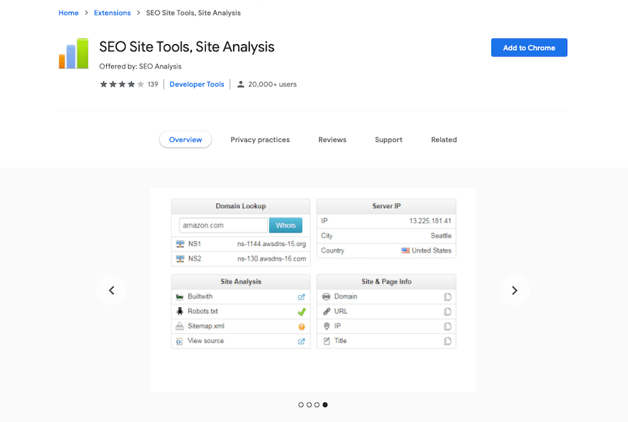 SEO Site Tools