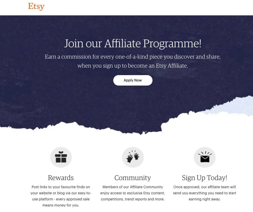 Etsy Affiliate Program