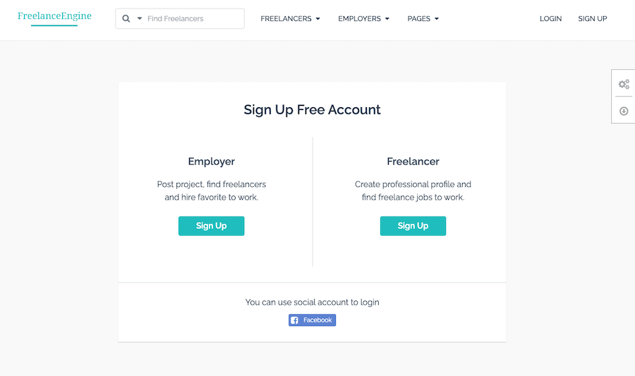 Member Registration FreelanceEngine Theme