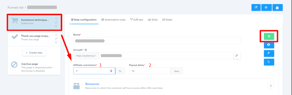 Systeme.io Affiliate Program Management