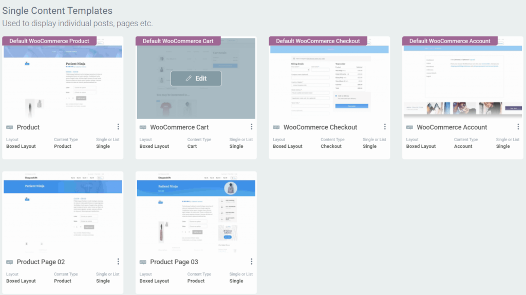 Thrive Themes WooCommerce Templates