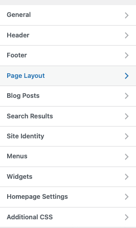 Additional Customization Options Kadence Theme
