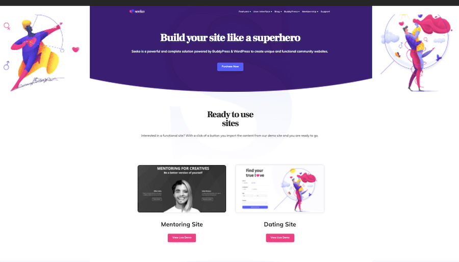 Seeko BuddyPress Theme Seeko BuddyPress Theme