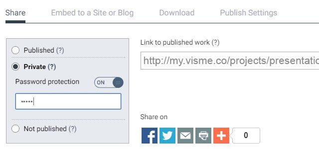 Visme Security