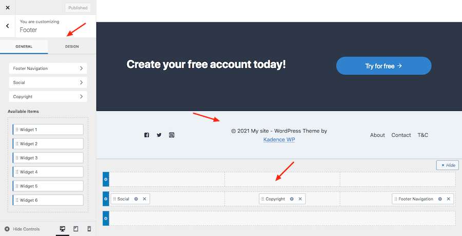 footer-builder-kadence-theme