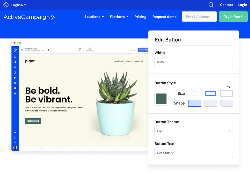 ActiveCampaign Landing Page Builder