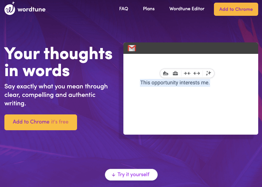 Wordtune Wordtune review