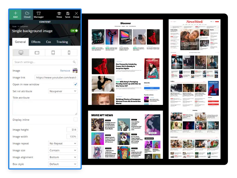 tagDive Template Builder
