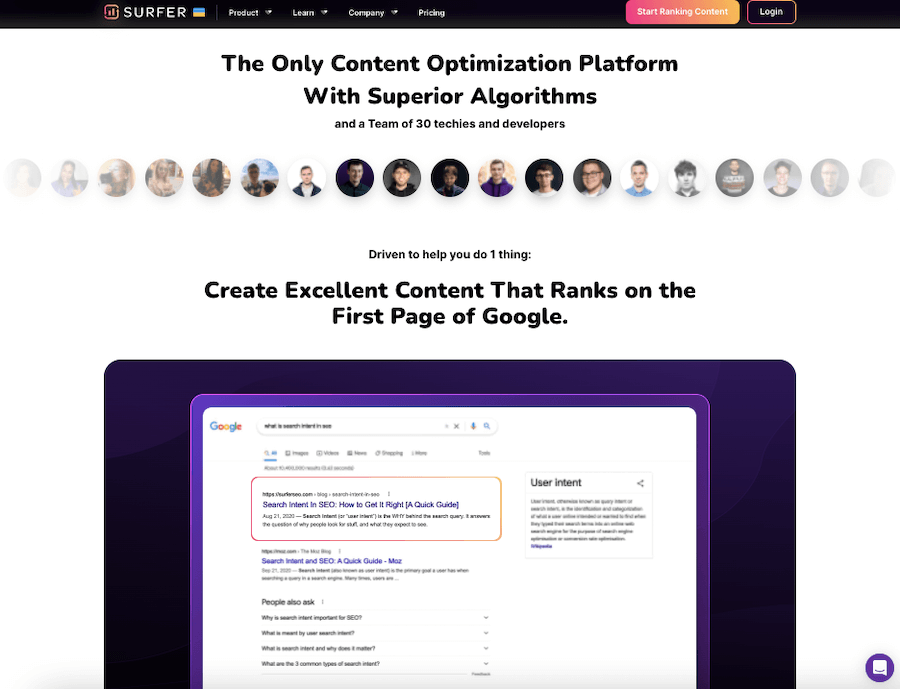 Surfer SEO Review Surfer SEO Review